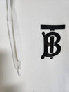 S White TB Logo Hoodie 8024605 - BURBERRY - BALAAN 4