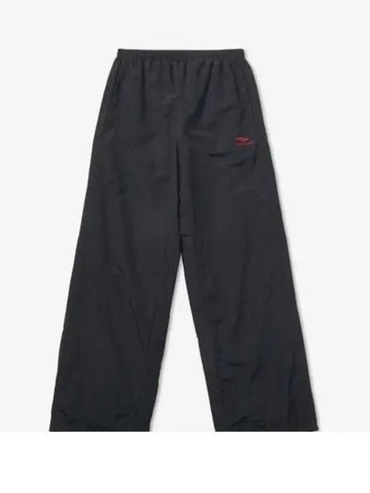 Women's Logo Nylon Wide Track Pants Black - BALENCIAGA - BALAAN 2