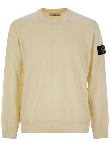 Crew-neck cotton jersey - STONE ISLAND - BALAAN 1