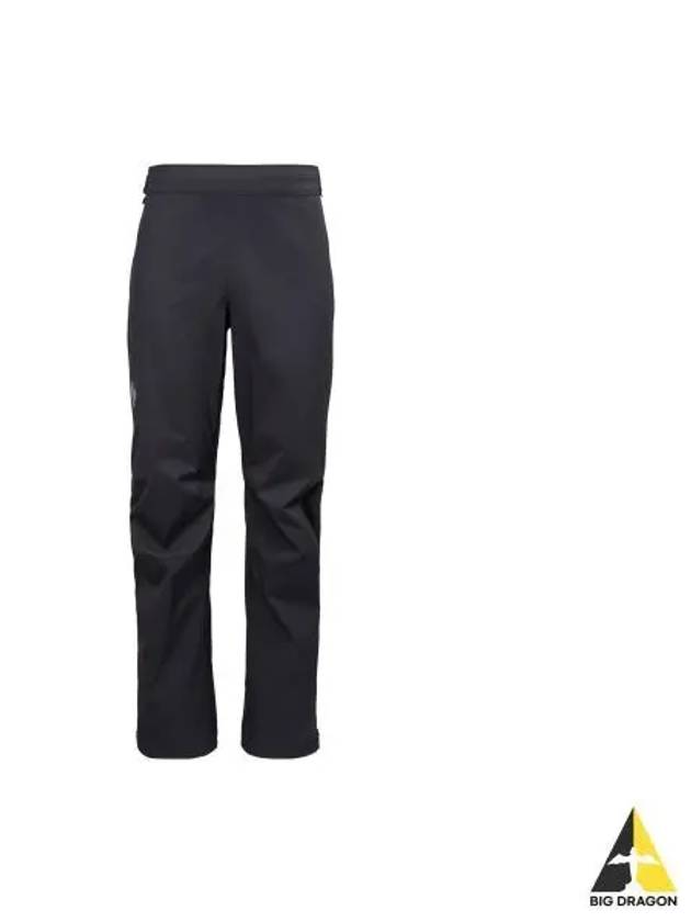 BLACK DIAMOND Fine Line Stretch Full Zip Pants MENS OAMAP742013 - BLACK & BROWN - BALAAN 1