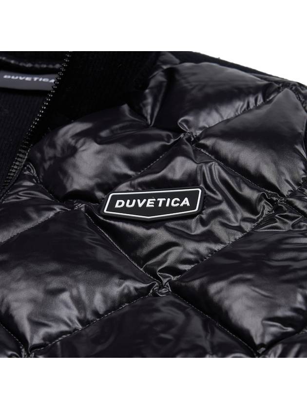 African Logo Quilted Down Jacket Black - DUVETICA - BALAAN 11