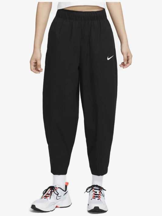 NSW Sportswear Essential High-Rise Track Pants Black - NIKE - BALAAN 2