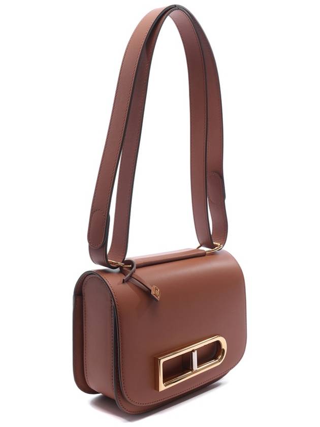 Lingot Olen Calf Leather Shoulder Bag Tan - DELVAUX - BALAAN 4