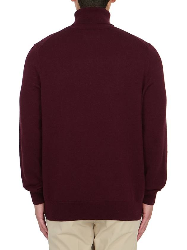 Enzo Logo Turtleneck Dark Plum - ISABEL MARANT - BALAAN 5