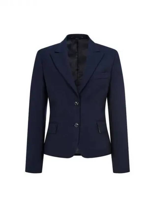 Women s Wool Twill Single Jacket Navy 270326 - PAUL SMITH - BALAAN 1