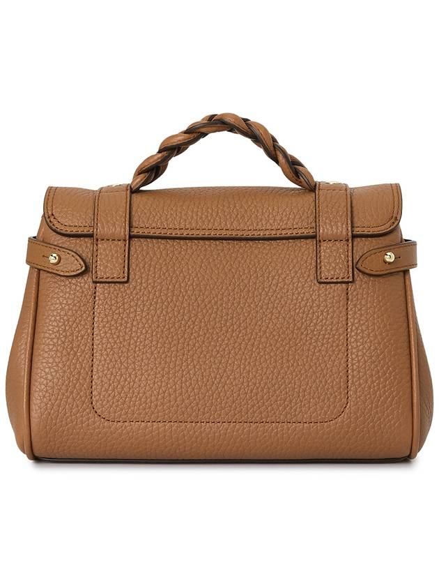 Alexa Heavy Grain Mini Tote Bag Chestnut - MULBERRY - BALAAN 5