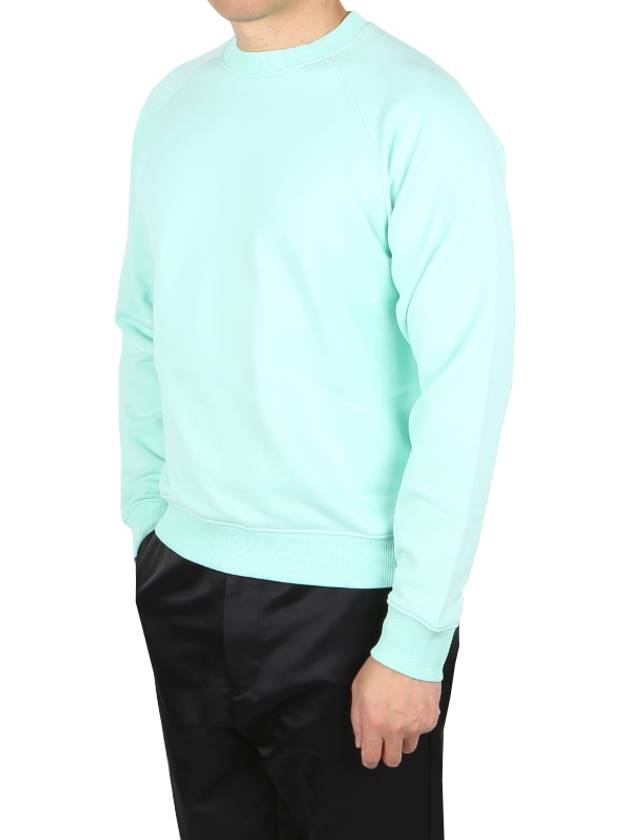 Men's Organic Cotton Blend Sweatshirt Aqua - TOM FORD - BALAAN.