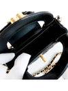 Classic Chain Shiny Aged Calfskin Mini Bag Black - CHANEL - BALAAN 11