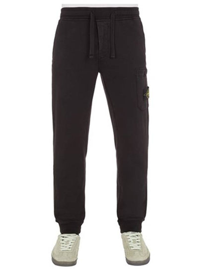 Cotton Fleece Cargo Truck Pants Black - STONE ISLAND - BALAAN 2