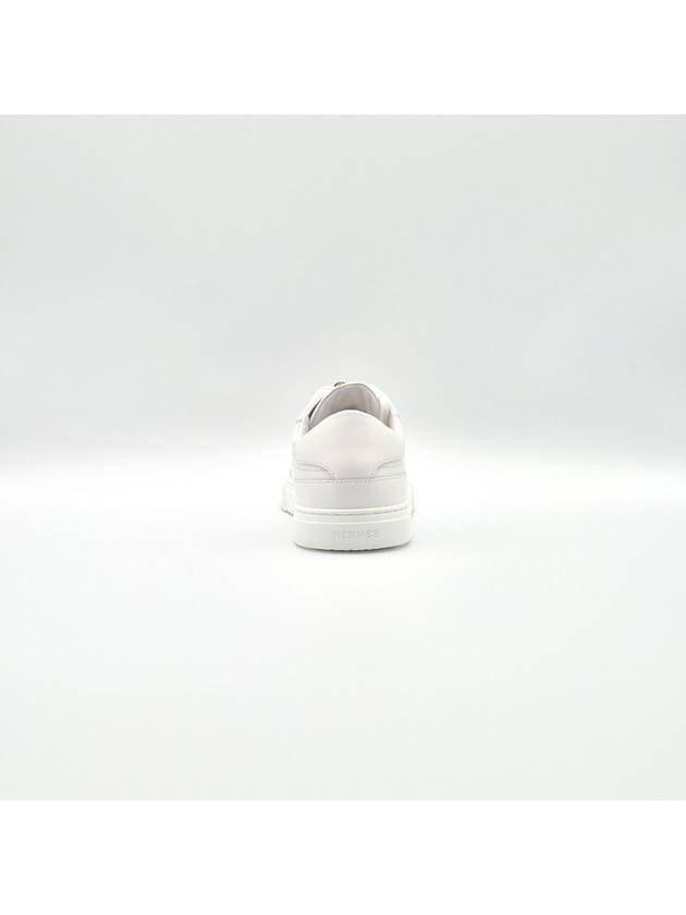 Kelly gold sneakers white - HERMES - BALAAN 4