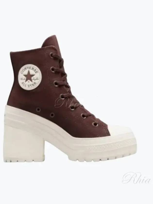 Chuck 70 Deluxe Heel Suede High Top Canvas Shoes A06782C - CONVERSE - BALAAN 1