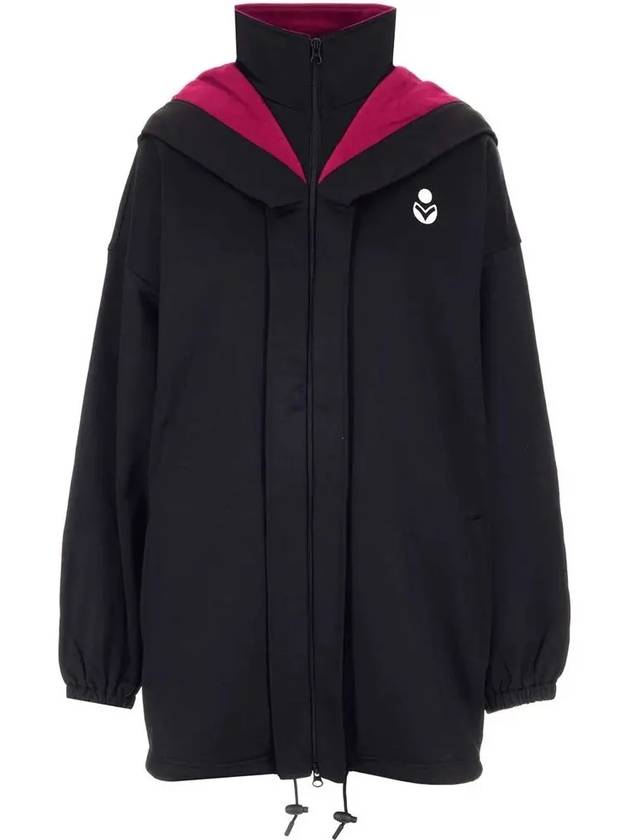 Veste Isla Zip Up Hoodie Black - ISABEL MARANT - BALAAN 2