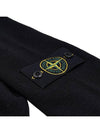 Logo Patch Lambswool Crewneck Knit Top Black - STONE ISLAND - BALAAN 6