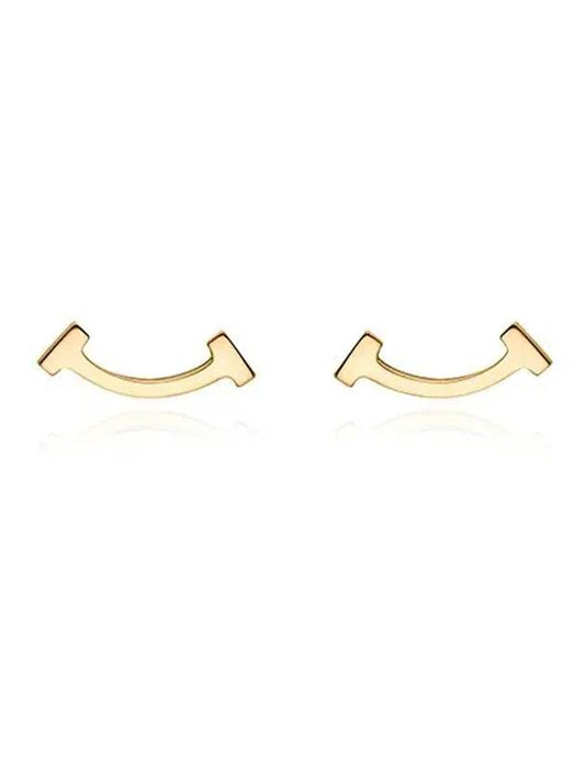 T Smile 18K Earrings Gold - TIFFANY & CO. - BALAAN 2