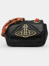 Big ORB Flat Logo Beanie Small Chain Women s Shoulder Bag 5C01000AW L006U N403 - VIVIENNE WESTWOOD - BALAAN 3