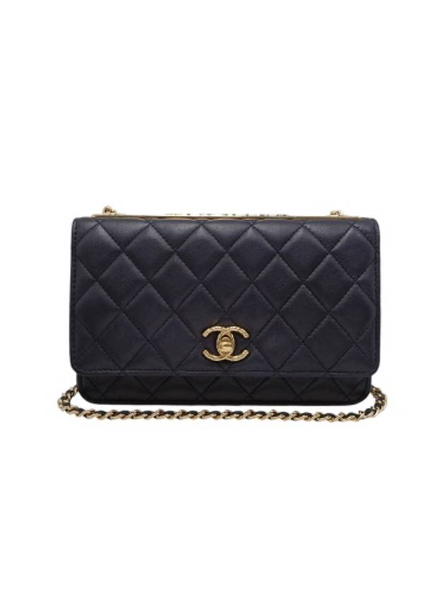 A80982 Trendy CC WOC Black Lambskin Cross Bag - CHANEL - BALAAN 1