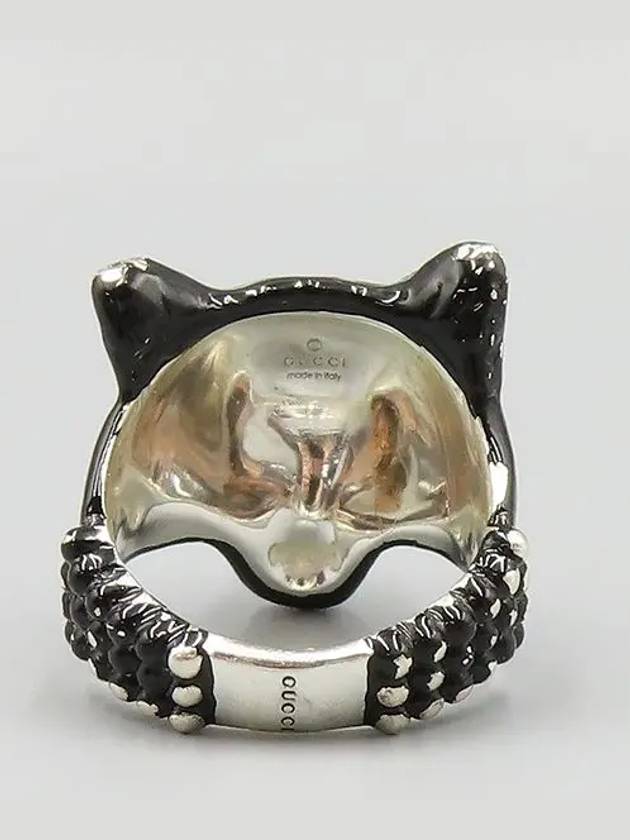 Anger Forest Black Wolf Silver Ring No 21 - GUCCI - BALAAN 3