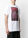 Spray Caravaggio Slim Fit Short Sleeve T-Shirt White - OFF WHITE - BALAAN.