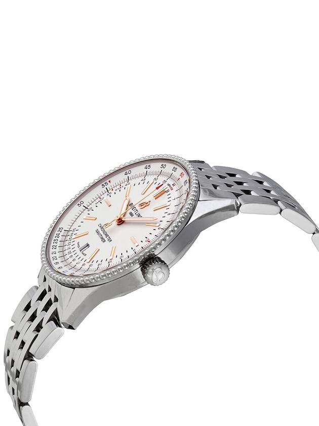 Navitimer Automatic 41 Watch Silver - BREITLING - BALAAN 3