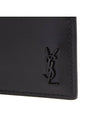 Mini Monogram Card Wallet Black - SAINT LAURENT - BALAAN 7