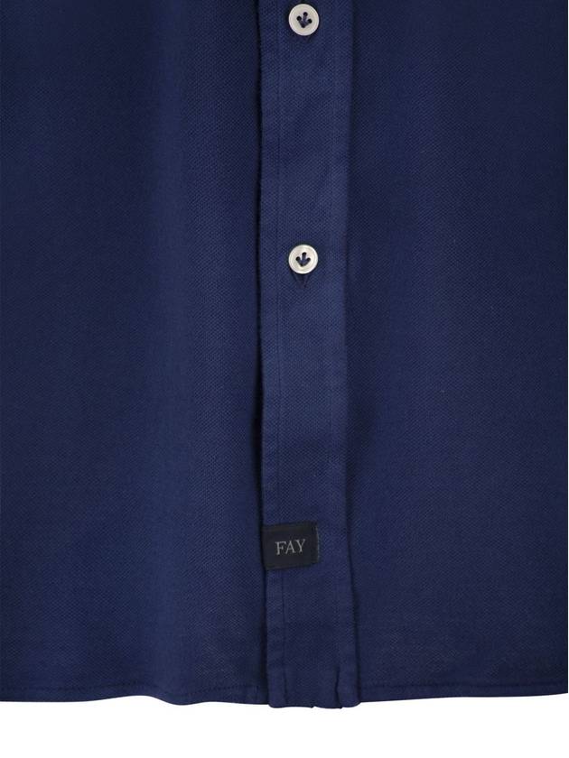 Cotton French collar shirt - FAY - BALAAN 4