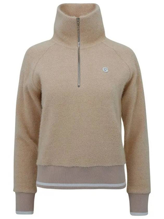 Women s open collar simple long sleeve t shirt IPL4WTS233 BE - IJP DESIGN - BALAAN 2