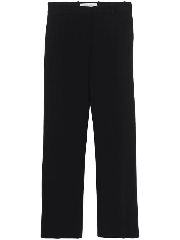 Wool blend straight pants soft black - GOLDEN GOOSE - BALAAN 2