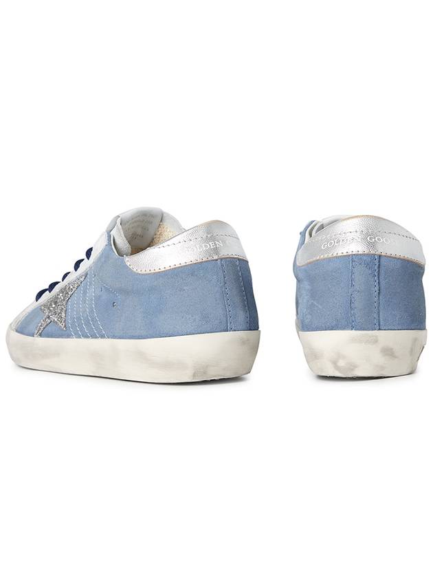 Superstar Suede Low Top Sneakers Blue - GOLDEN GOOSE - BALAAN 8