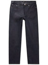 Men's Martin Cotton Straight Jeans Indigo - A.P.C. - BALAAN 2