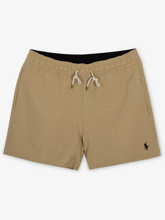 Polo Men s Traveler Swim Khaki Shorts 710910260 018 - RALPH LAUREN - BALAAN 1