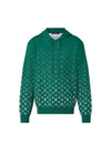 Monogram Gradient Cotton Hoodie Green - LOUIS VUITTON - BALAAN 2