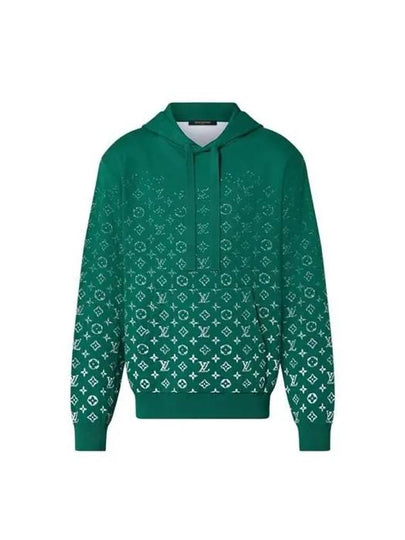 Monogram Gradient Cotton Hoodie Green - LOUIS VUITTON - BALAAN 2