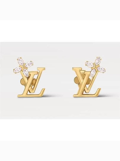 LV Iconic Flower Earrings Gold - LOUIS VUITTON - BALAAN 2