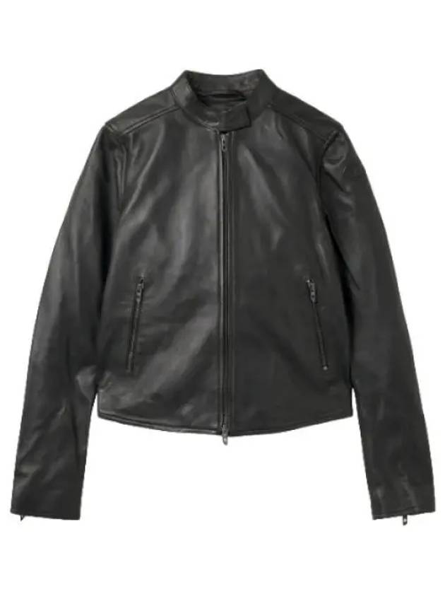 Ayla jacket black rider leather - DIESEL - BALAAN 1