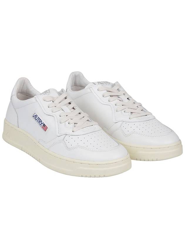 Medalist Leather Low Top Sneakers White - AUTRY - BALAAN 6