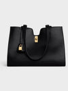 Cabas 16 Smooth Calfskin Tote Bag Black - CELINE - BALAAN 2