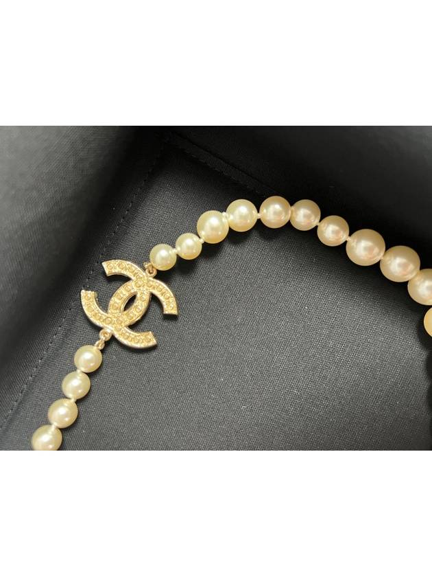 100th anniversary pearl necklace - CHANEL - BALAAN 3