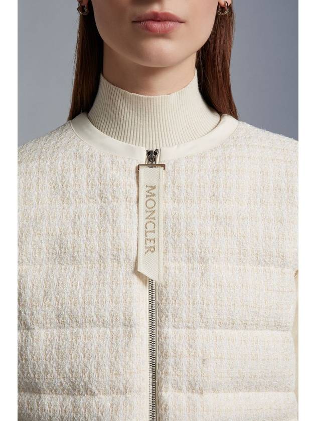 Women s wool cardigan knit padding - MONCLER - BALAAN 7