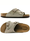 Zurich Suede Slippers Taupe - BIRKENSTOCK - BALAAN 2