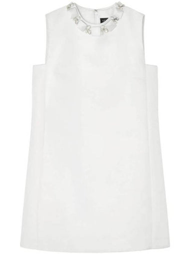 midi dress 1015006 1A105981W010 WHITE - VERSACE - BALAAN 1