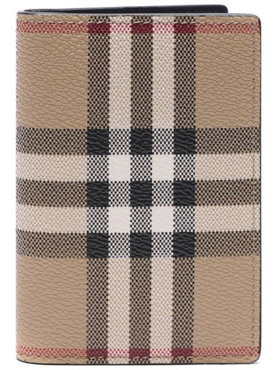 Vintage Check Folding Card Wallet Beige - BURBERRY - BALAAN 2