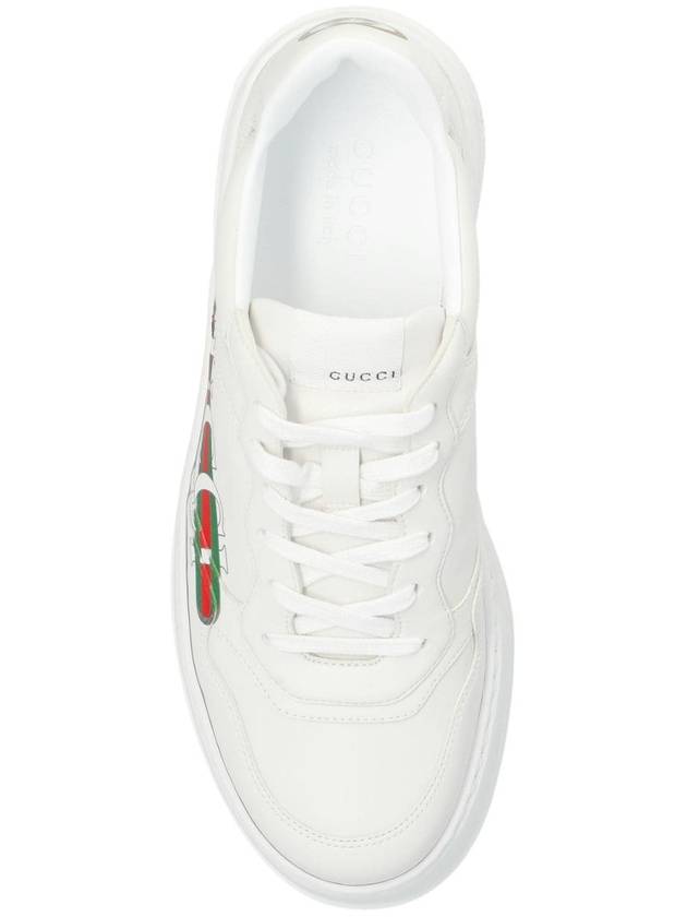 Demetra Chunky Low Top Sneakers White - GUCCI - BALAAN 3