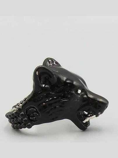 Anger Forest Black Wolf Silver Ring No 14 - GUCCI - BALAAN 2