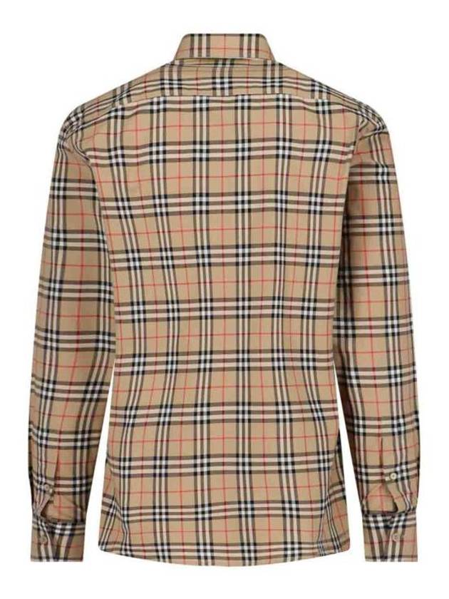 Vintage Check Pattern Long Sleeve Shirt Beige - BURBERRY - BALAAN 3