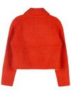 Hailey Hairy Mini Knit Jacket Red - ANDERSSON BELL - BALAAN 3