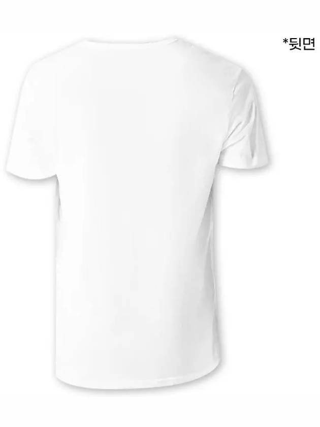 Mixed Modal Lounge Short Sleeve T-Shirts 3 Pack White - PAUL SMITH - BALAAN 5