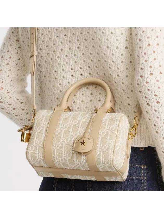 Groove 20 Oblique Jacquard Tote Bag Natural - DIOR - BALAAN 5