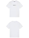 Micro Graphic One Print Short Sleeve T-Shirt White - STONE ISLAND - BALAAN 5