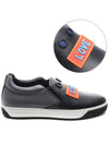 Face Love Fendi Slip On Grey Black - FENDI - BALAAN 2