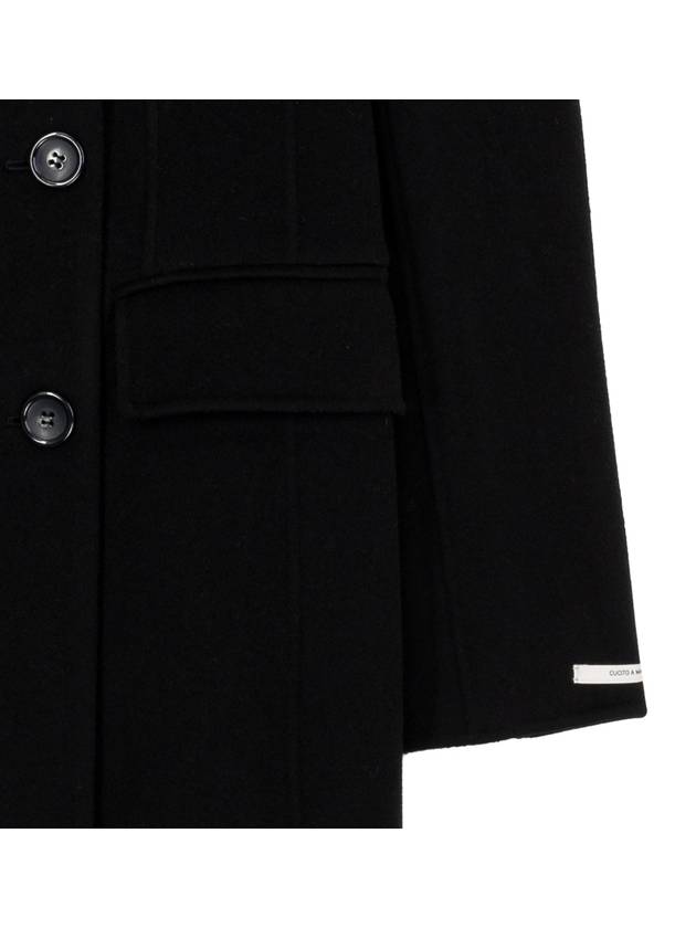 Sportmax Morgana Wool Double Coat Black - MAX MARA - BALAAN 5